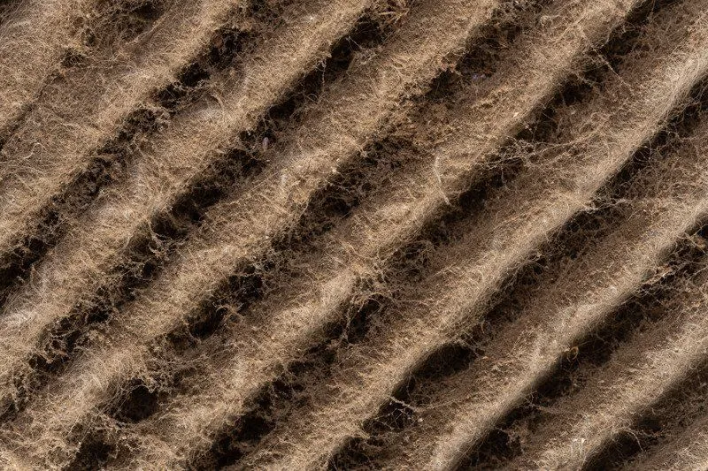 Filtre encrassé par manque d'entretien